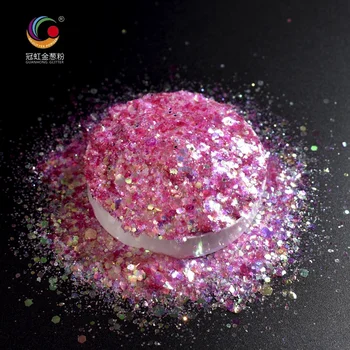 GH5210DD High Quality Nail Sequin Cosmetic Glitter Powder Eco-Friendly PET Material Fine Craft Industrial Glitter