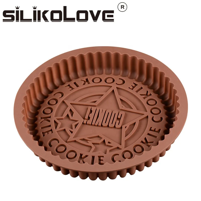 Best Sellers bakeware tools Large Round shaped Cookie Design Silicon Cake Pan For DIY