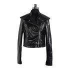 Jackets Jacket Autumn PU Fall Jackets Women High Fashion Leather Jackets Black Leather Women's Jacket