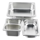 Stainless Steel Food Multi Size Stainless Steel 304 GN Pan Food Warmer Pan