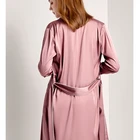 Sleepwear Hot Sale Silk Kimono Robe Nightwear Satin Sexy Robes 100% Silk Short Bathrobe Sexy Sleepwear For Women