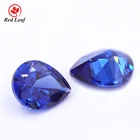 Redleaf Jewelry Wholesale Oval Shape Tanzanite Color gemstone Synthetic Crystal Zirconia Gems