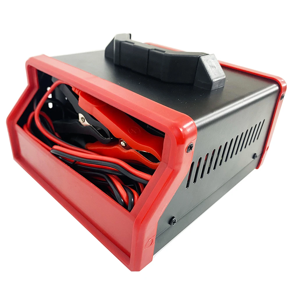 Automatic 12V 24V battery charger 12V 24V 10A adjustable fast truck motorcycle car battery charger for gel agm lead acid