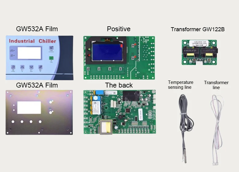 Industrial Chiller Controller Board with Computer Display, English - detail 8
