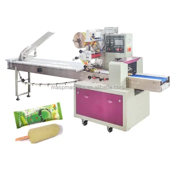 Excellent Multifunction Fruit Popsicle Ice Lolly Packaging Machine With Automatic Dispenser