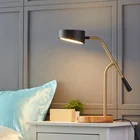 Lamp Study LED Wireless Charging Table Lamp Learning Table Lamp Bedroom Study Table Lamp