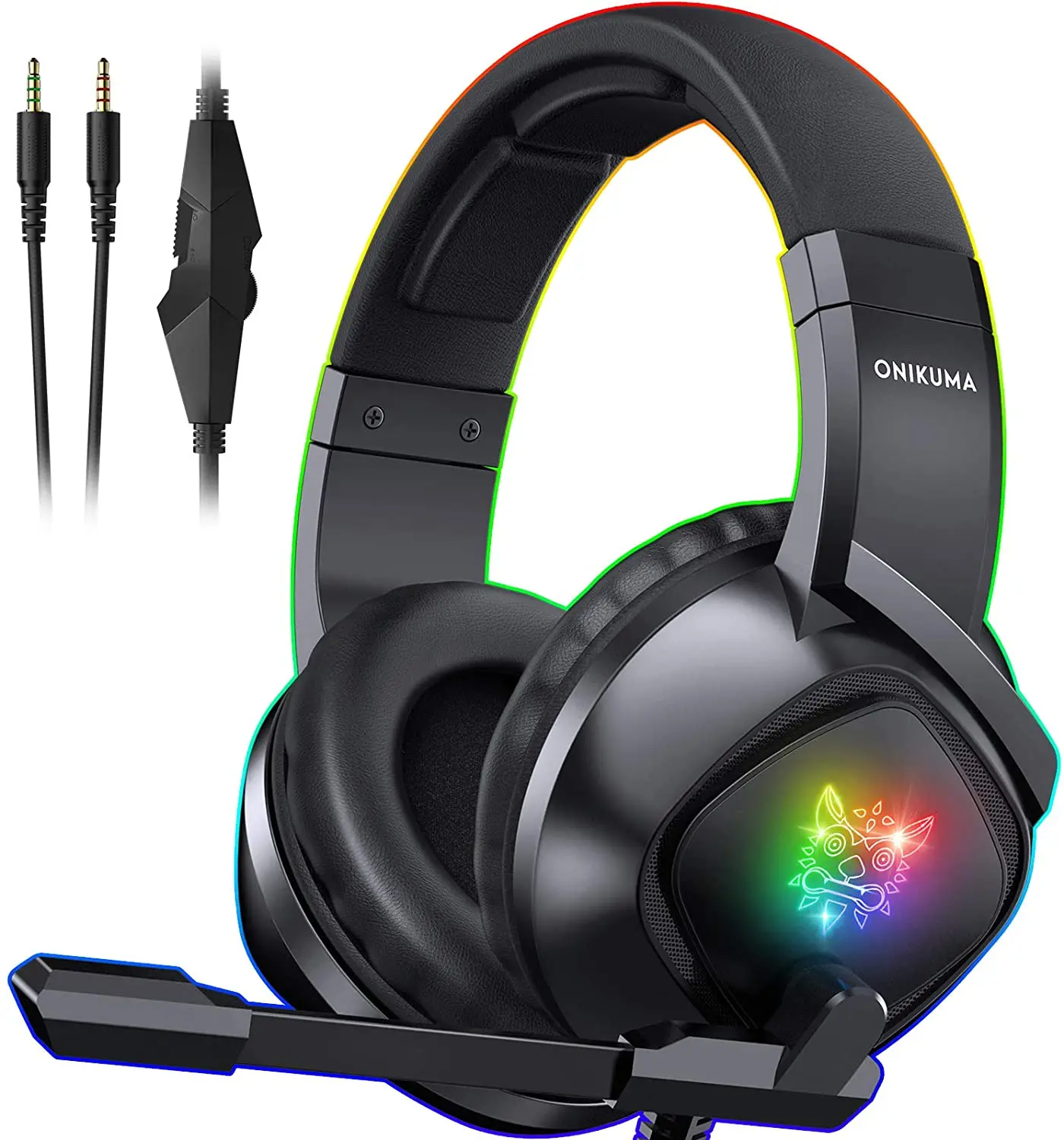 Rijden gemak Karu Onikuma K19 Gaming Headset For Xbox One,Ps5 Headphone With 7.1 Surround  Sound Pro Noise Canceling Gamer Headphone With Rgb Light - Buy Gaming  Headphones,Headset For Ps5,Over Ear Gaming Headphone Product on Alibaba.com