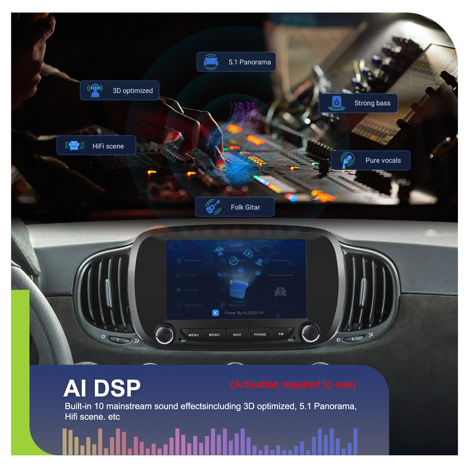 eq for fiat 500x 2014 2020 car audio a4265-4