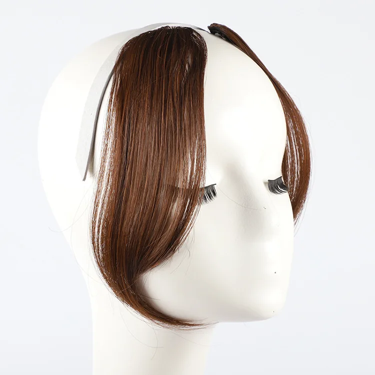 Middle-part Bangs Hair Extensions Clip In The Front Side Bangs Synthetic  Fake Fringe Hairpiece French Middle Part Bangs - Buy French Middle Part  Bangs,French Middle Part Bangs,French Middle Part Bangs Product on
