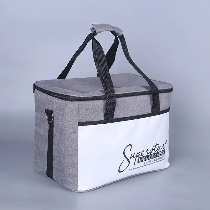 Large insulated waterproof office lunch bag cooler tote bag   for picnic beach camping