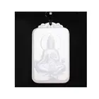 Carving Jade Pendant Jadejade Carving Guanyin Bodhisattva Hetian Finely Crafted Necklace Jade Pendant