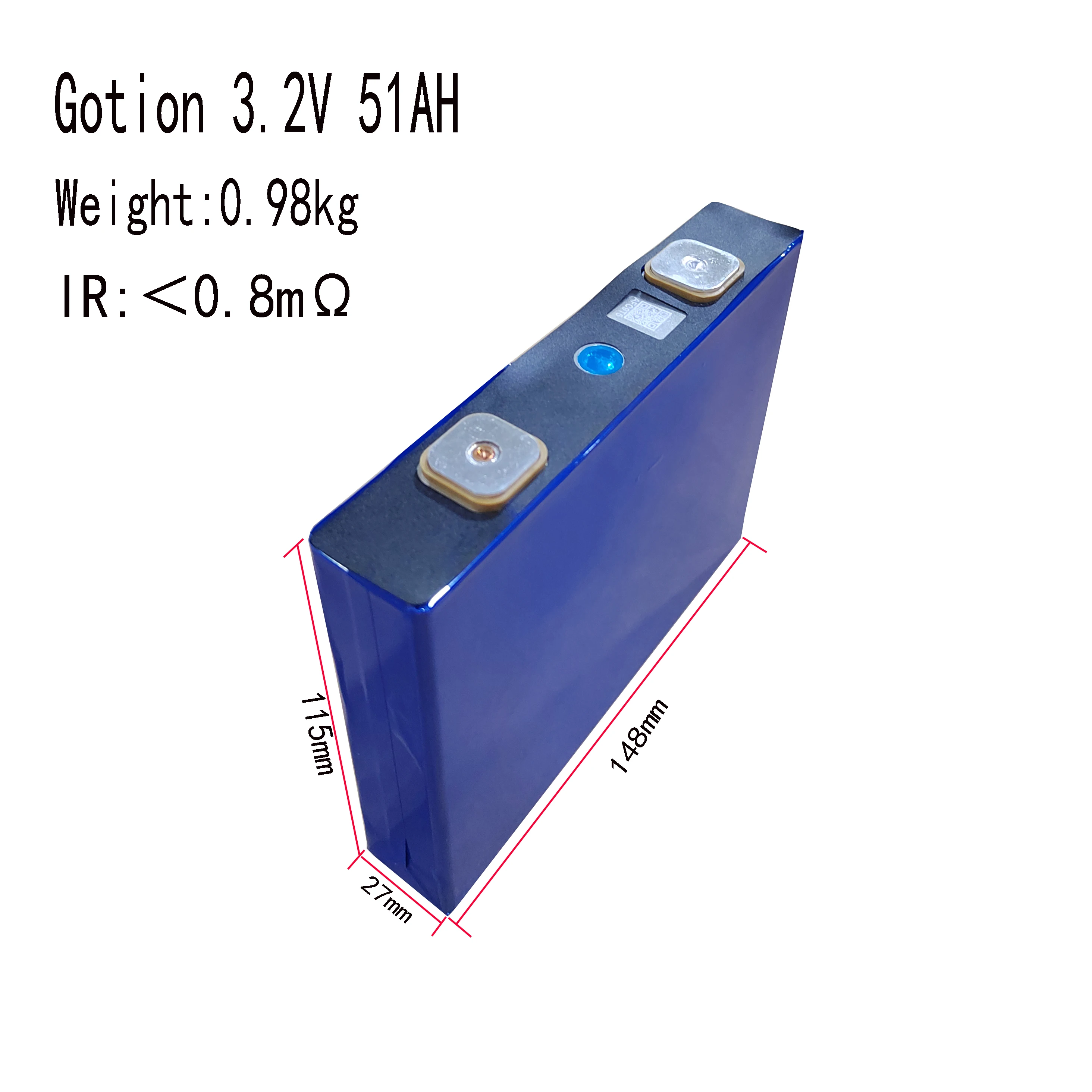 Long Cycle Life Times Gotion V Ah Ah Lifepo Lithium