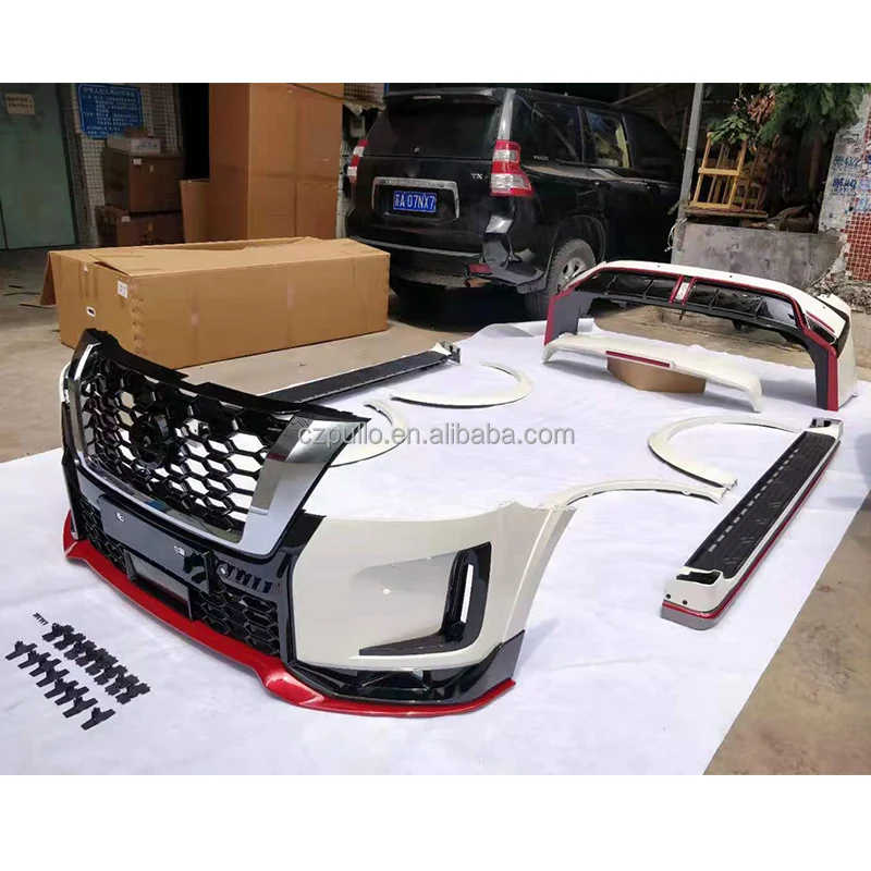 Car Auro Parts Include Side Bar Grille Front Rear Bumper Body Kit For