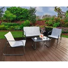 Furniture Outdoor 4 Pieces Patio Furniture Set Garden Patio Conversation Sets