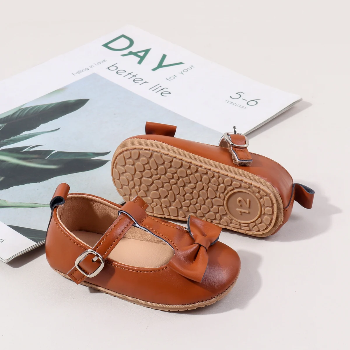 Hot Selling Spring Autumn Summer Solid Pu Leather Toddler Newborn Infant Baby Girls Shoes supplier