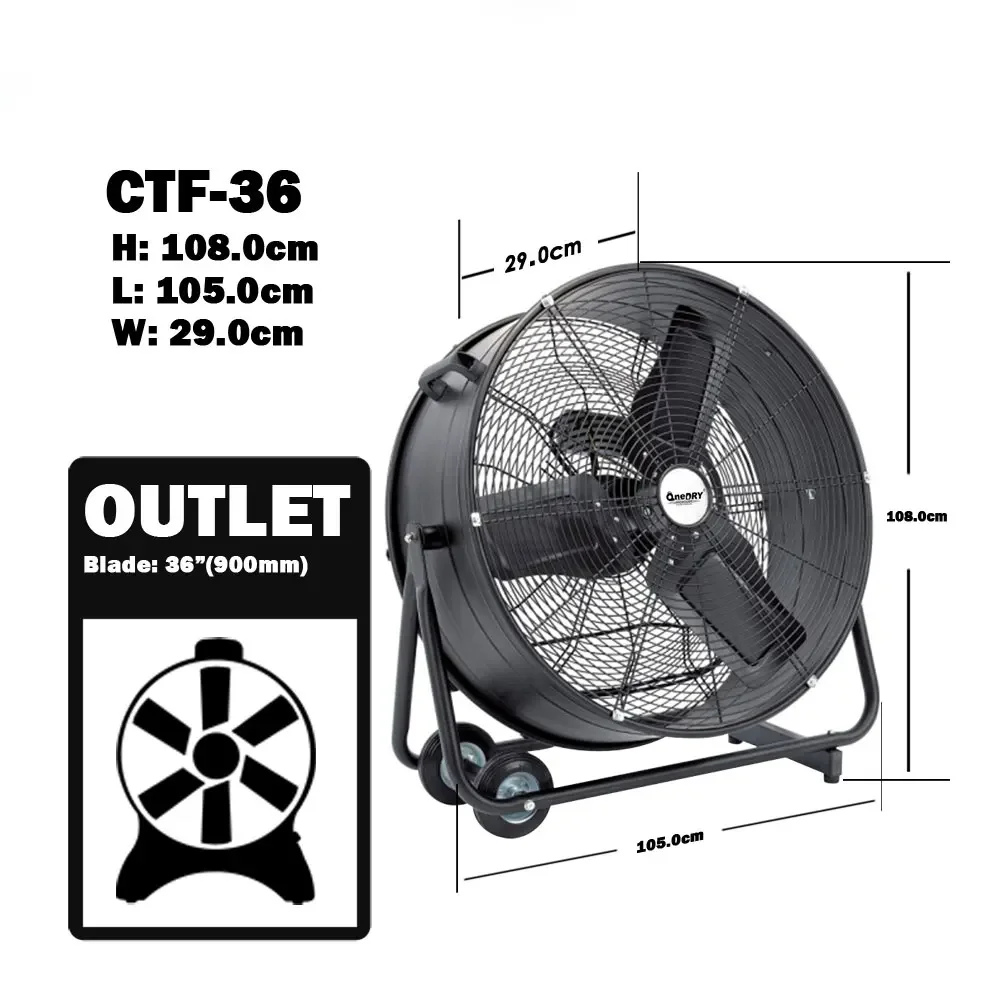 Drum Fan, Portable, Explosion-Proof, Axial, Centrifugal - detail 10