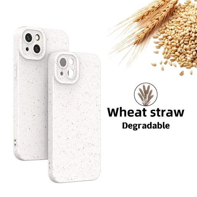 kaihaoqi Biodegradable mobile phone soft case Customizable Lens full surround Suitable for iPhone 14 13 12 11 X models