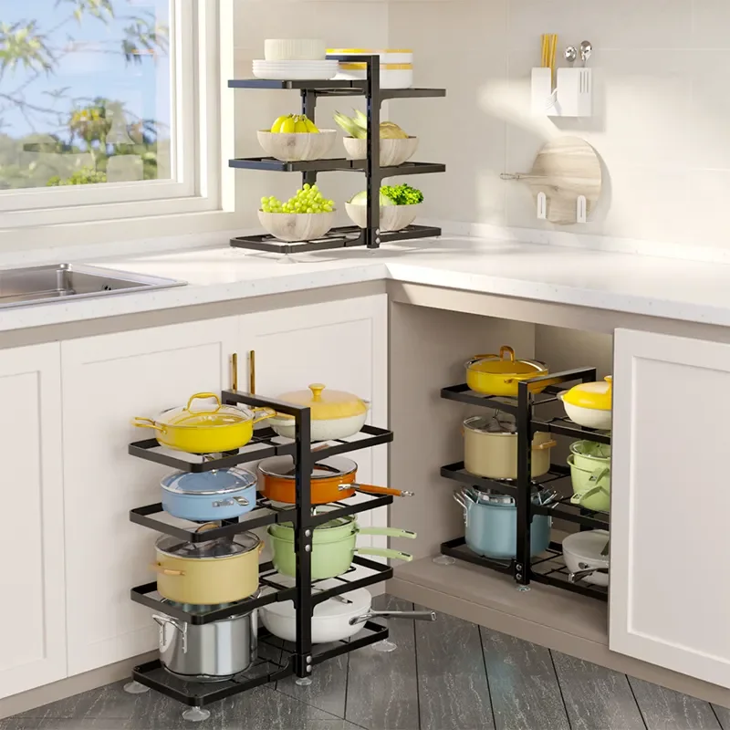 Wholesale cabinets  kitchen sink organizer  metal adjustable shelf