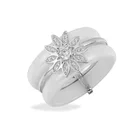 Jewellery Ring High Quality Beautiful Flower Handmade Sterling Silver 925 Jewellery Ring