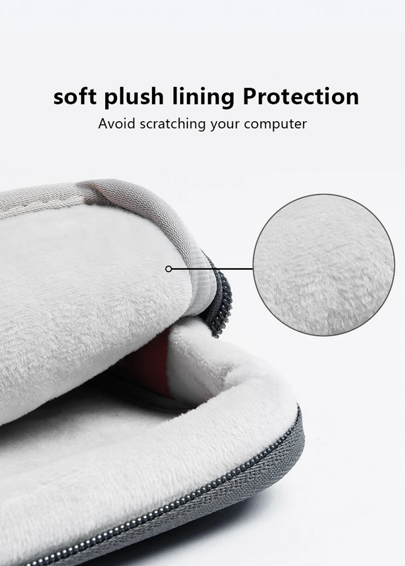 Shockproof Computer Briefcase Travel Business Men Laptop Case Cover 13 14 16 Inch Notebook Pouch for Laptop Sleeve Bag manufacture