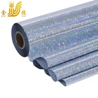Aluminum Foil Roll Laser Stamping Foil JINSUI Holographic Laser 12 Micron Heat Hot Stamping Aluminum Foil Roll