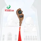 SXH5136 Factory Wholesale Wooden Color Electronics Digital Tally Counter With Compass Prayer Digital Tasbih
