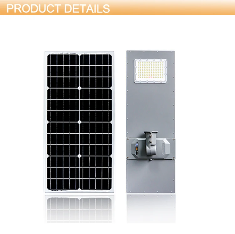 Bateria de lítio material de alumínio solar da luz de rua 40w de Kcd 60w 80w com o controlador solar da carga