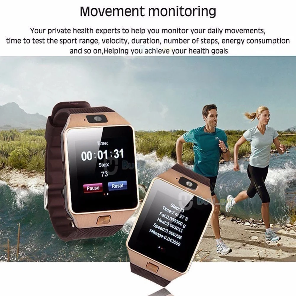 Reloj Inteligente Camera Sim Video Call Wifi Sports Tracking Dz Smart