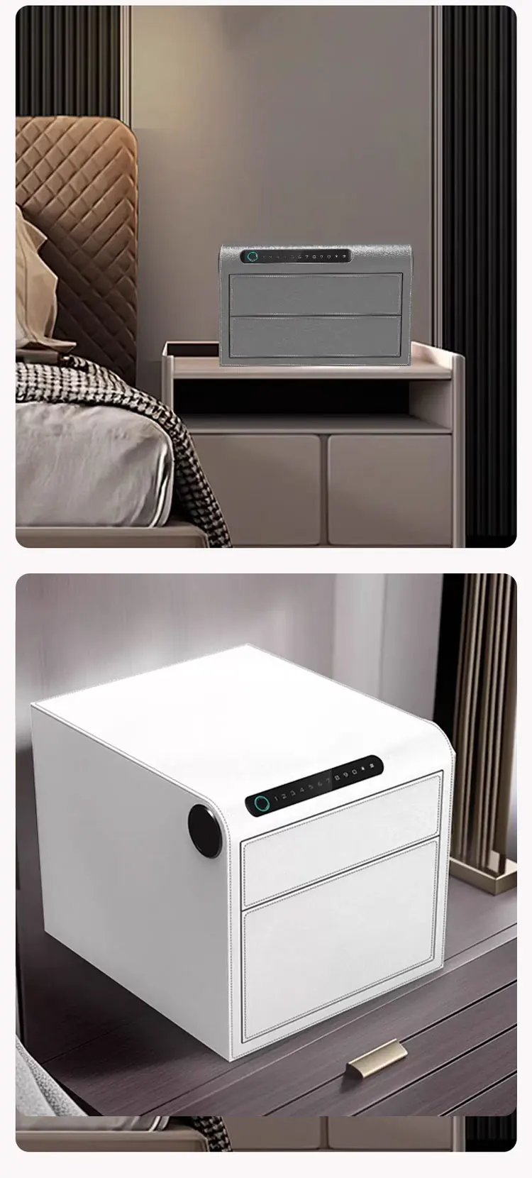 f2 1a ceqsafe smart customized personal jewelry drawer box smart anti theft steel safe storage for home use-15