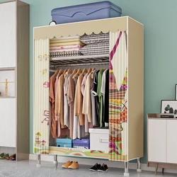 Custom OEM ODM Modern Design Wardrobe Clothes Organizer Non Woven Fabric Storage Simple Wardrobe Bedroom Furniture Armario