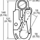 Hook Snap With Safety Snap Hook Factory Stamped 23KN Safety Hook Steel Double Locking Snap Hook With Captive Eye