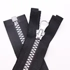Zipper Jacket Vislon Zipper Wholesale Resin Zipper Plastic #5 Open End Vislon Zipper Jacket
