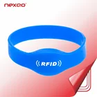 Bracelets High Quality 13.56Mhz Waterproof NFC Bracelets Silicone Wristband Rfid