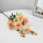 Roses Artificial Flower Monthly Roses 7 Heads Wedding Decoration Home