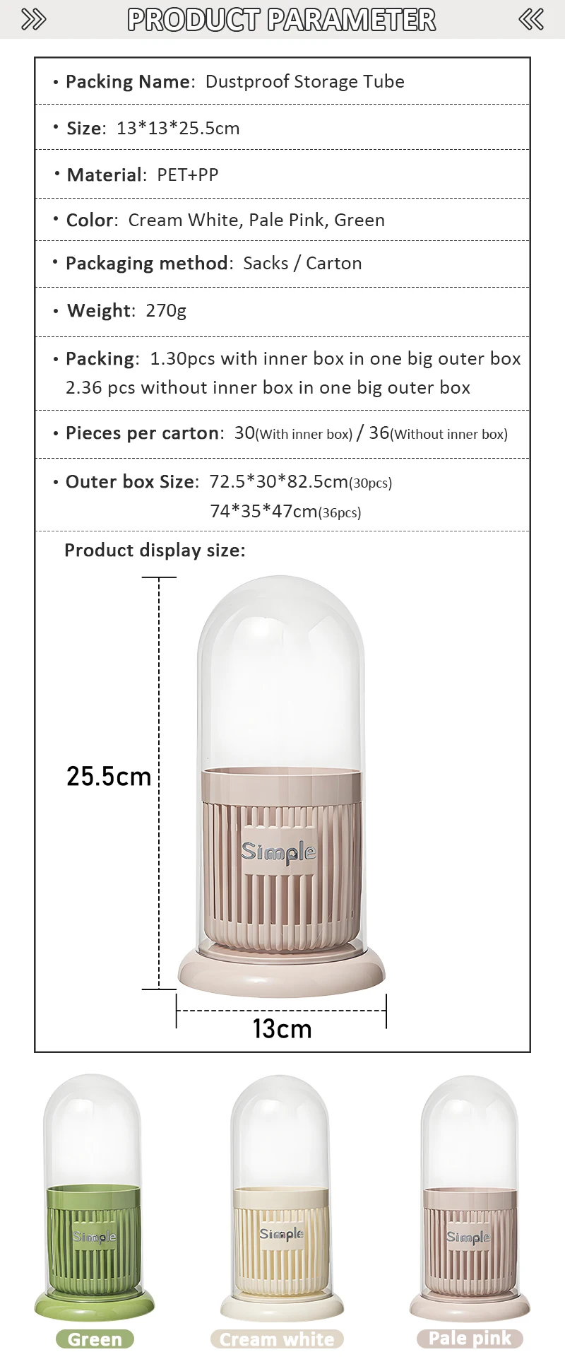 product cost effective dust proof storage solutions for cosmetics skincare makeup brush holders-4