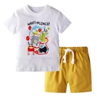 2022 Boy Clothing Boys 2022 Toddler Boy Clothes Kids Summer Cotton Clothing Children Sets Little Boys Outfits Size 2-7t