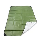 Heavy Duty Tarp Insulated Emergency Rescue Blanket Survival Space Reusable For Hiking Camping