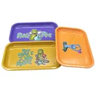 Tray Large Tray Dice Cigarette Custom Weed Tobacco Blank Small Large Tin Glow Weed Metal Custom Rolling Tray