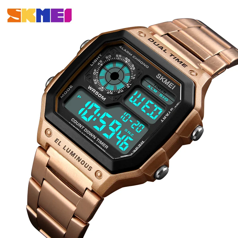 Skmei 1335 Fashion Wrist Watch Wholesale Dual Time Stop Digital Watches -  Buy Dual Time Watches,Stop Digital Watches,Wrist Watch Wholesale Product on  Alibaba.com