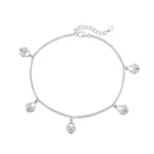 Bracelet Sterling Silver Silver Fashion Exquisite Star Bracelet 925 Sterling Silver Anklet