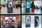 Outdoor IP65 LCD Display 5000nits Brightness Waterproof Android Lcd Digital Signage Totem Lcd Billboards