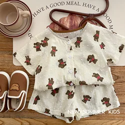 baby clothing set OEM Custom Baby Clothes 100% Cotton Solid Color Short Sleeve Baby Bodysuit Spring Summer romper boy
