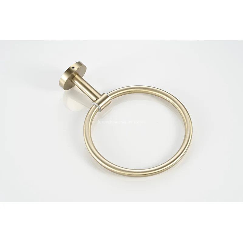 product hot selling latest minimalist design fashion bathroom accessories bathroom gold towel ring-10