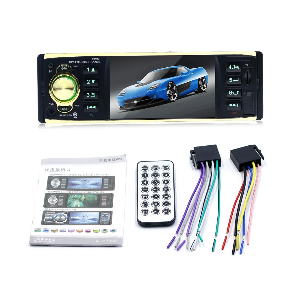 Classificeren stikstof Doelwit Mekede 4019b 12v Jpg Fm Single Band 1 Din Auto Radio Multimedia Mp5 Player  4.1 Inch Car Stereo Video Gps Navigation Bt Autoradio - Buy Car Stereo Mp5  Player,Made In China 1