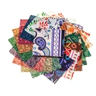 Fabric Cotton Bedding Fabric 100% Plain Cotton Quilting Floral Fabric Charm Packs Pre Cut Bedding DIY Fabric