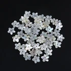 Mother Of Pearl Carve Shell Bead Flower For Jewelry Making Loose Pearl Shell