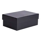 Gift Black High Quality Cardboard Gift Boxes Custom Logo Cosmetic Packaging