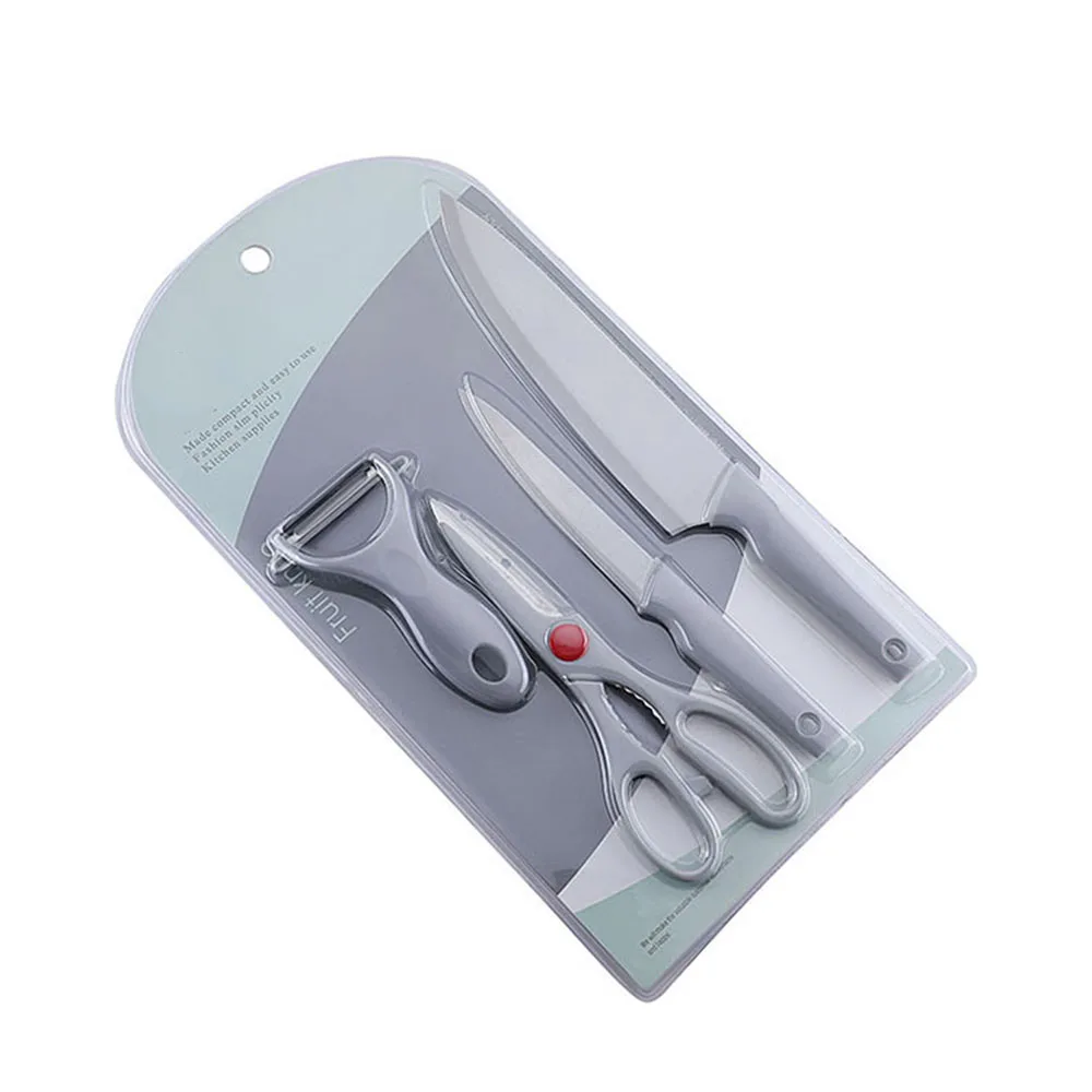 Best Seller Kitchen Home Chef Fruit Melon Grater Shears Four Sets Combination Knives