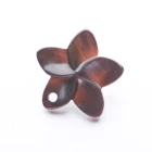 Beads Wholesale Custom Hand Carved Natural Mother Of Pearl Shell Flower Beads For Jewelry Making