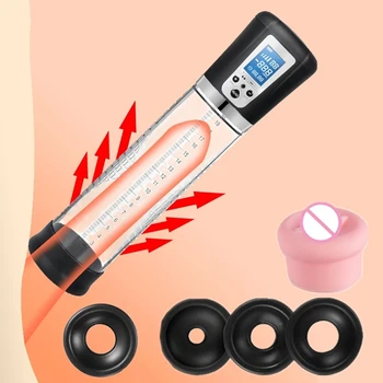 Hot Selling penis panis pump machine soft silicone dick massage male enlargers electric other sex products penis enlargement